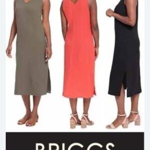 Briggs Gauze green Midi Dress